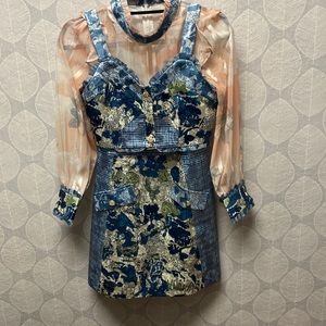 BurryCo satin dress size 4